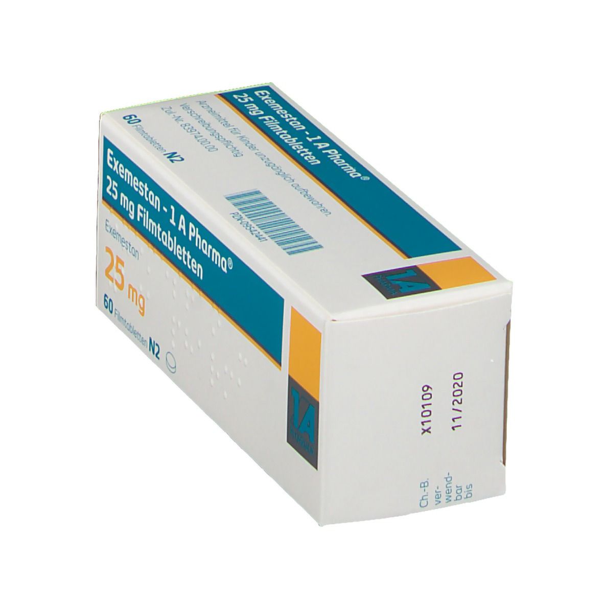 Exemestan-1A Pharma 25 mg Filmtabletten 60 St