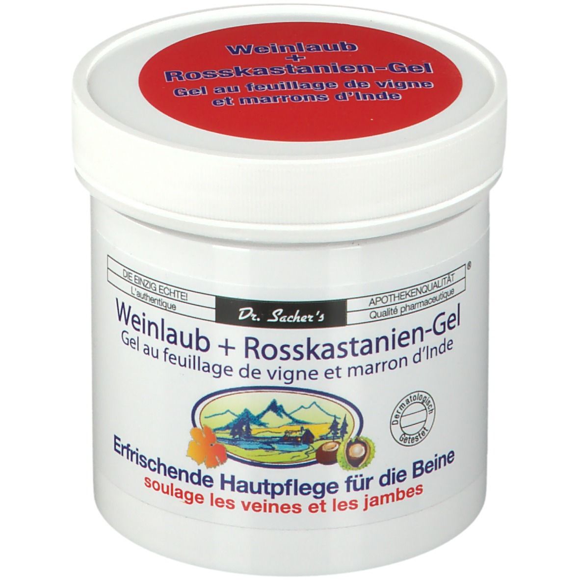 Weinlaub + Rosskastanien-Gel