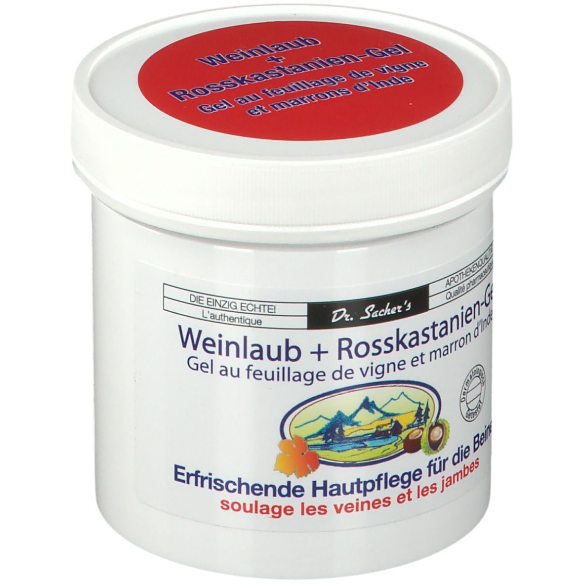 WEINLAUB Pflege Gel 250 Ml – Mit Rosskastanie, Für Die Haut, PZN-07001037