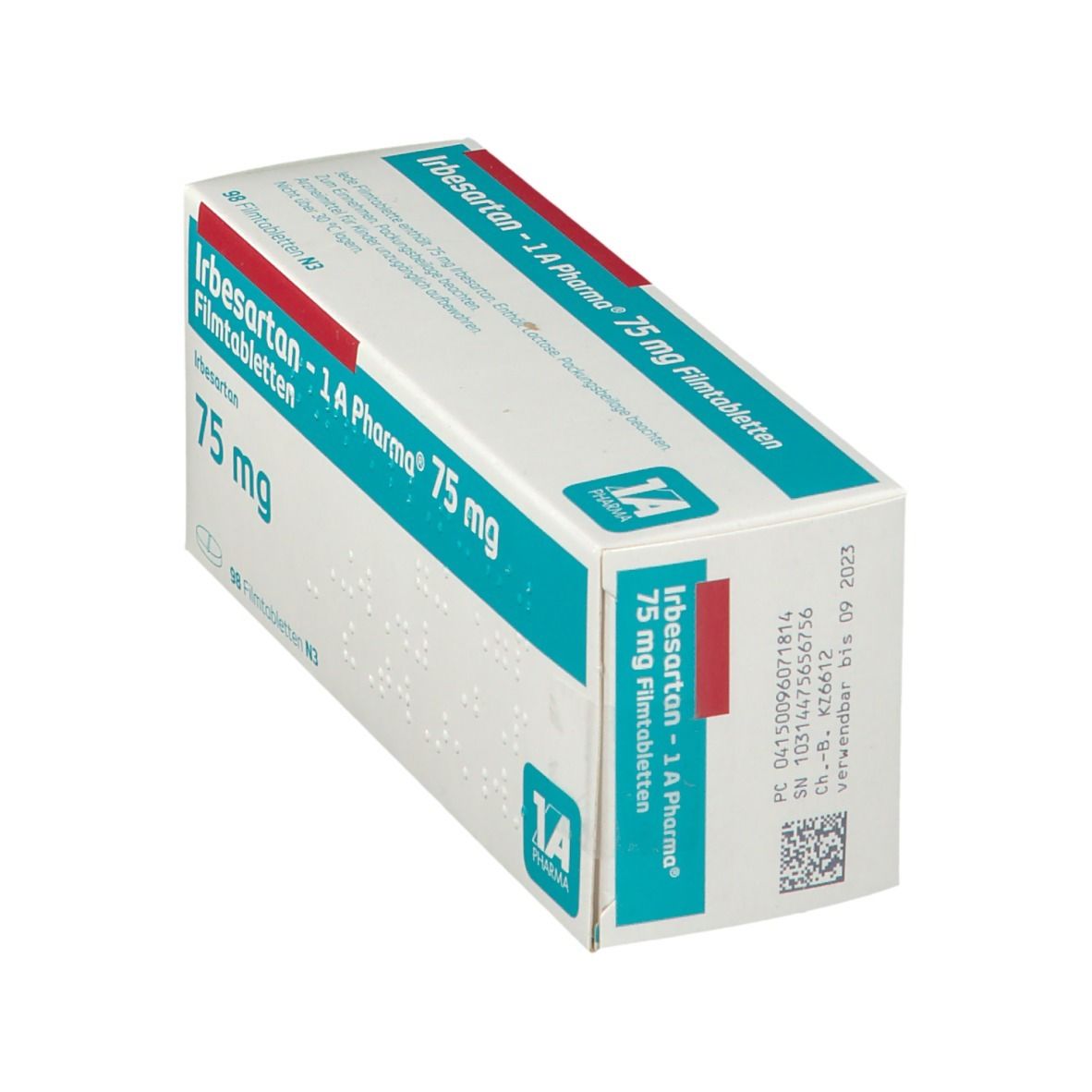 Irbesartan-1A Pharma 75 mg Filmtabletten 98 St