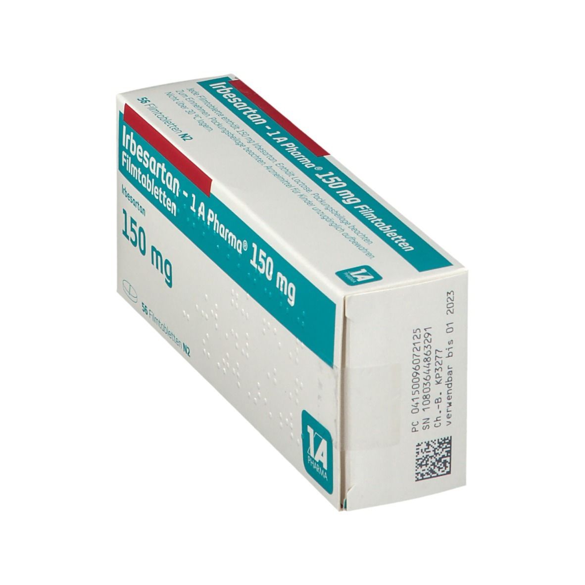 Irbesartan-1A Pharma 150 mg Filmtabletten 56 St