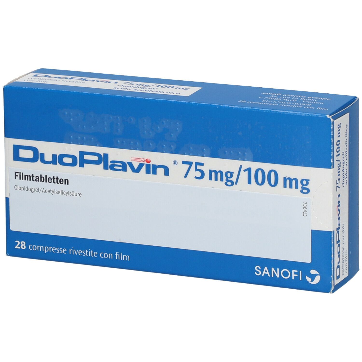 DUOPLAVIN 75 mg/100 mg Filmtabletten