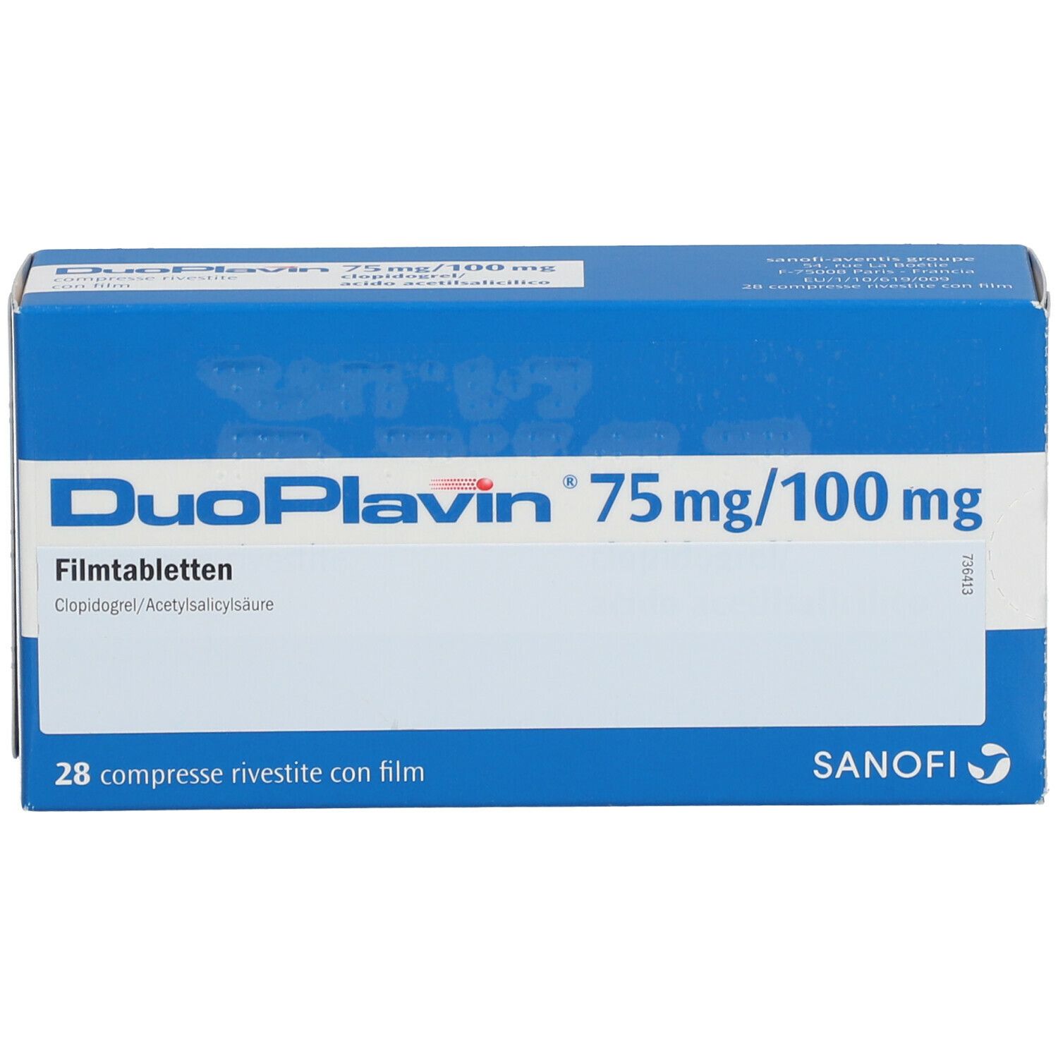 DUOPLAVIN 75 mg/100 mg Filmtabletten