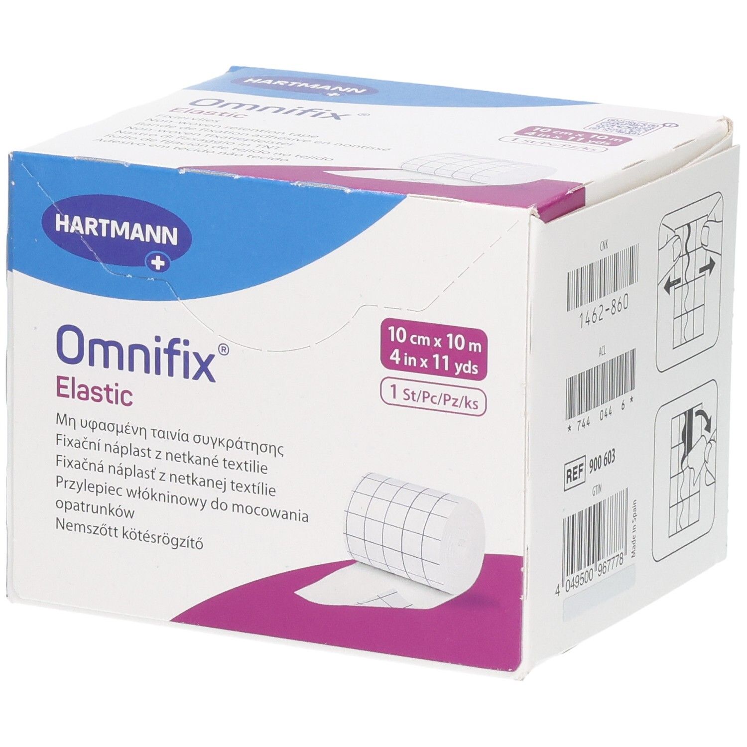 Omnifix elastic 10 cmx10 m Rolle 1 St Pflaster - Image 2