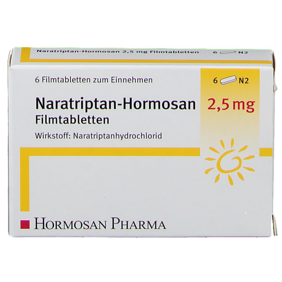 Naratriptan-Hormosan 2,5 mg