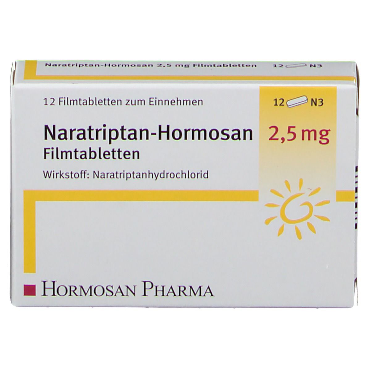 Naratriptan-Hormosan 2,5 mg