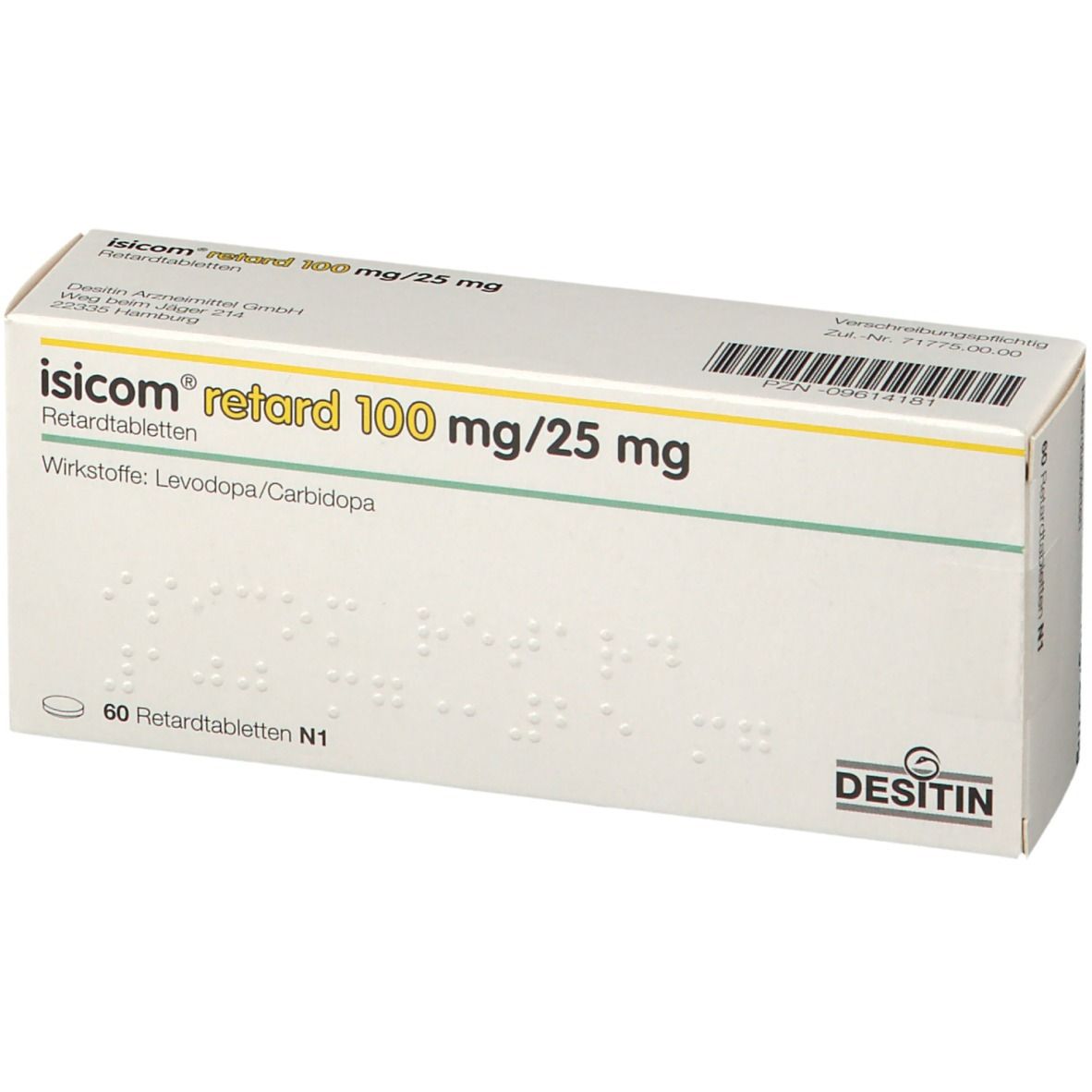 isicom® retard 100 mg/25 mg