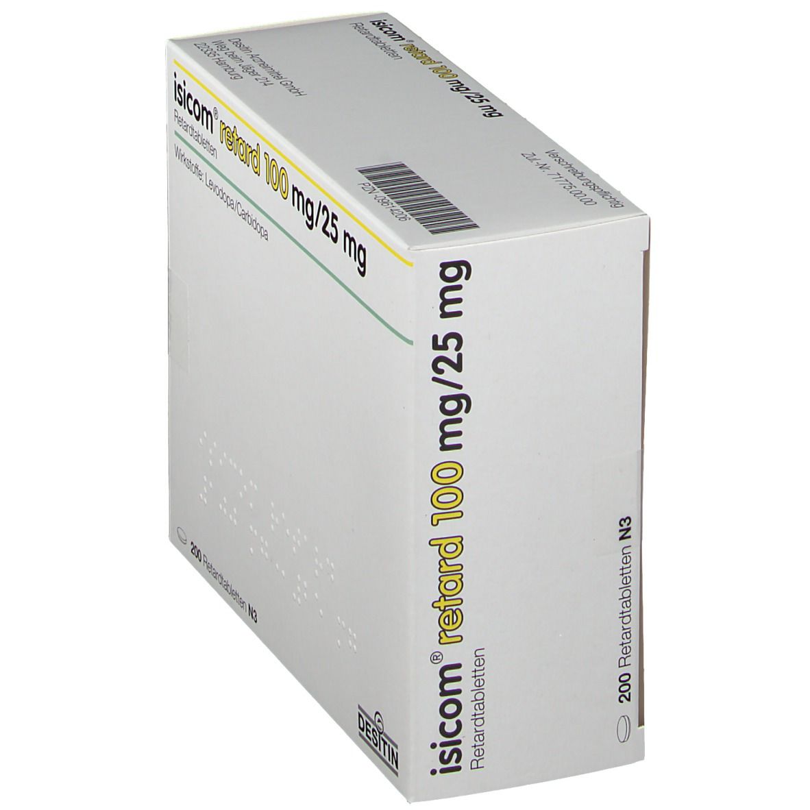 isicom® retard 100 mg/25 mg