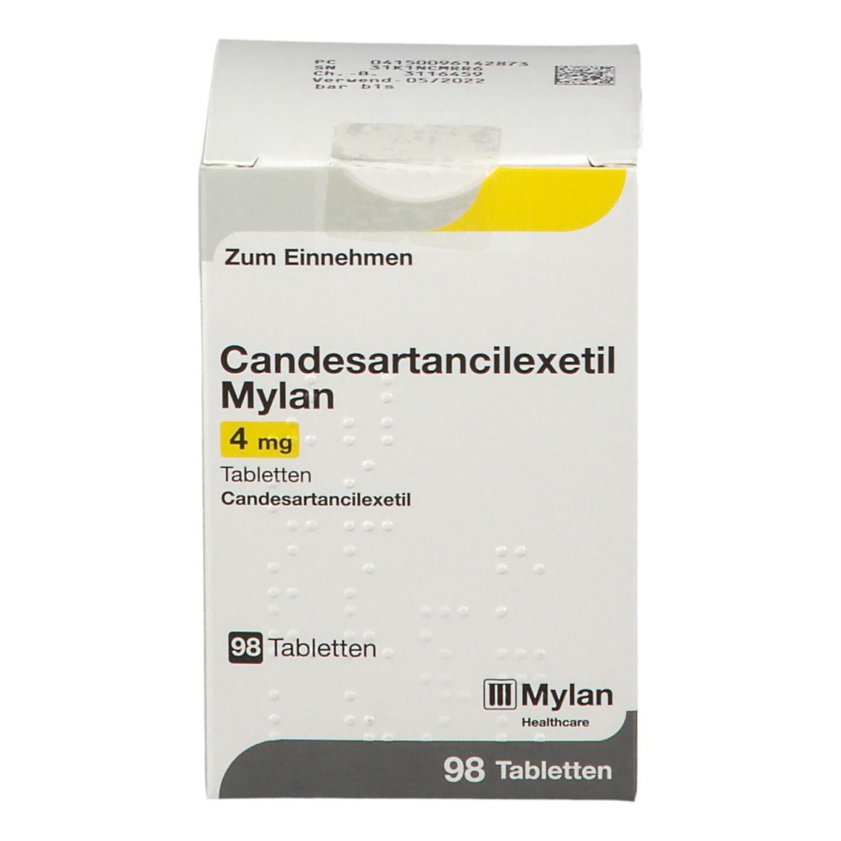 Candesartancilexetil Mylan 4 mg