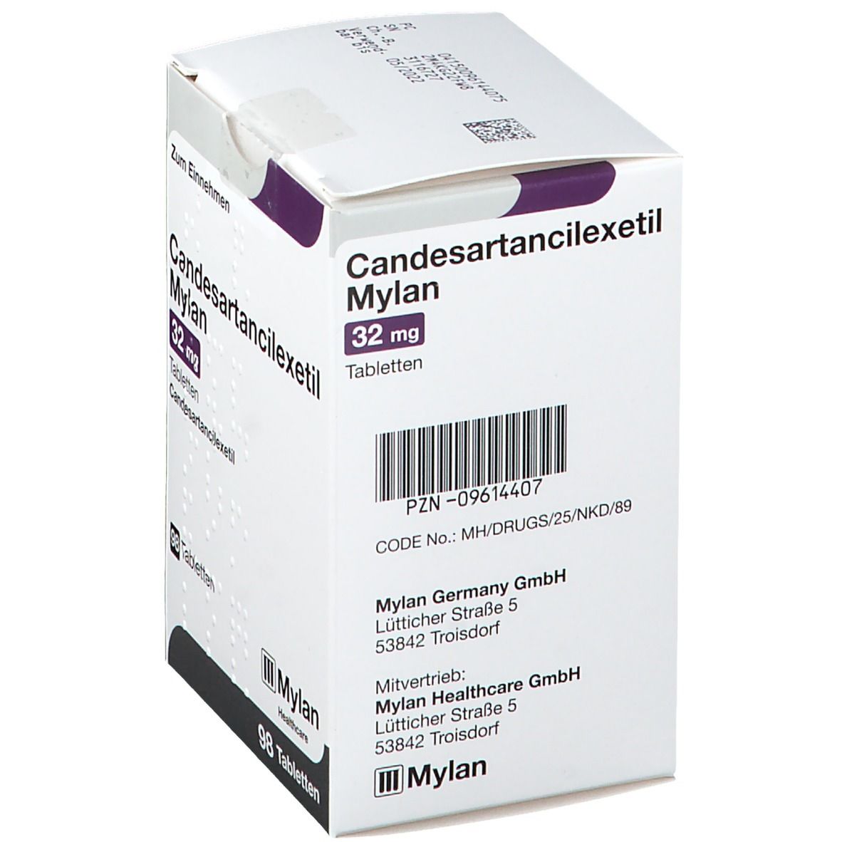 Candesartancilexetil Mylan 32 mg