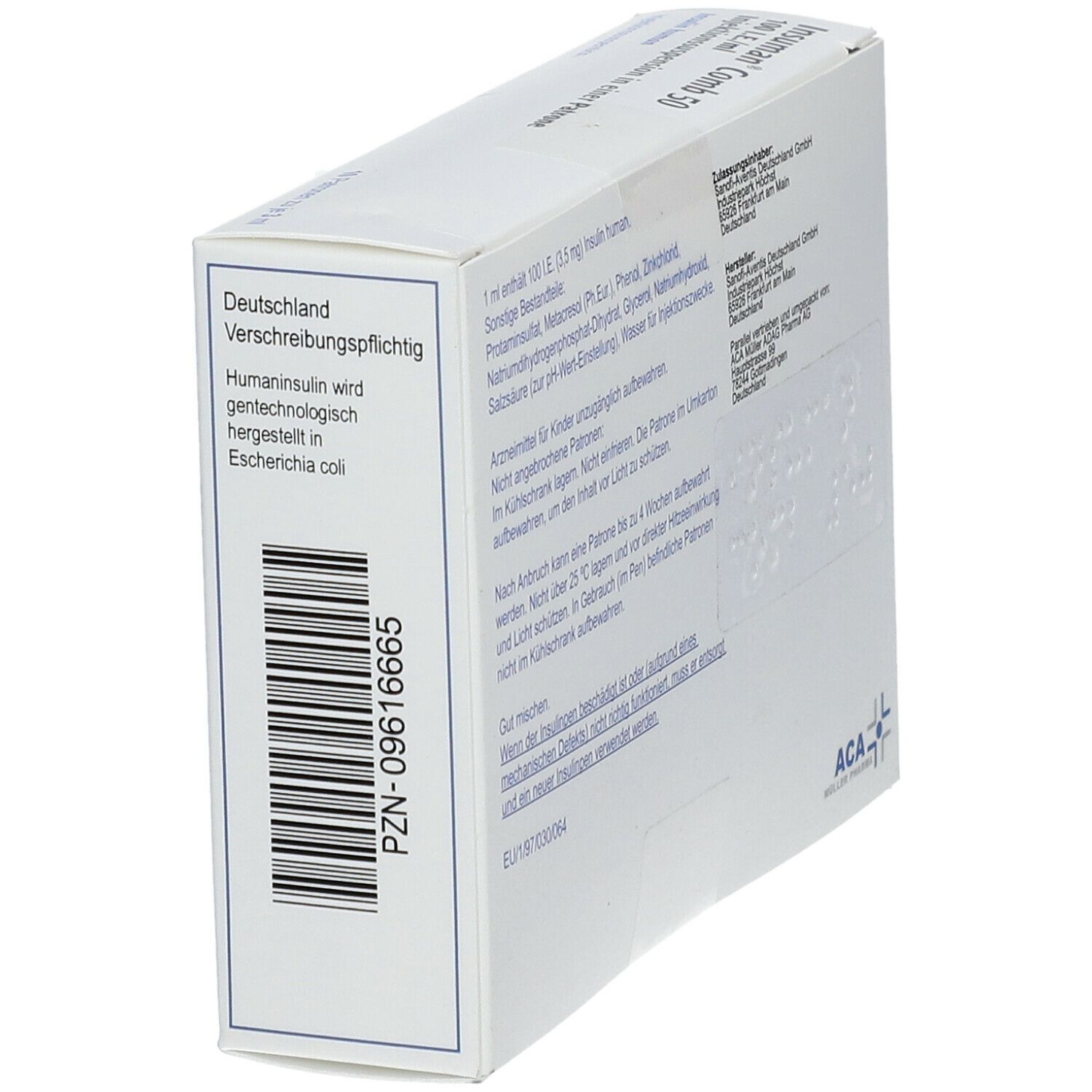 Insuman Comb 50 100 I.E./ml