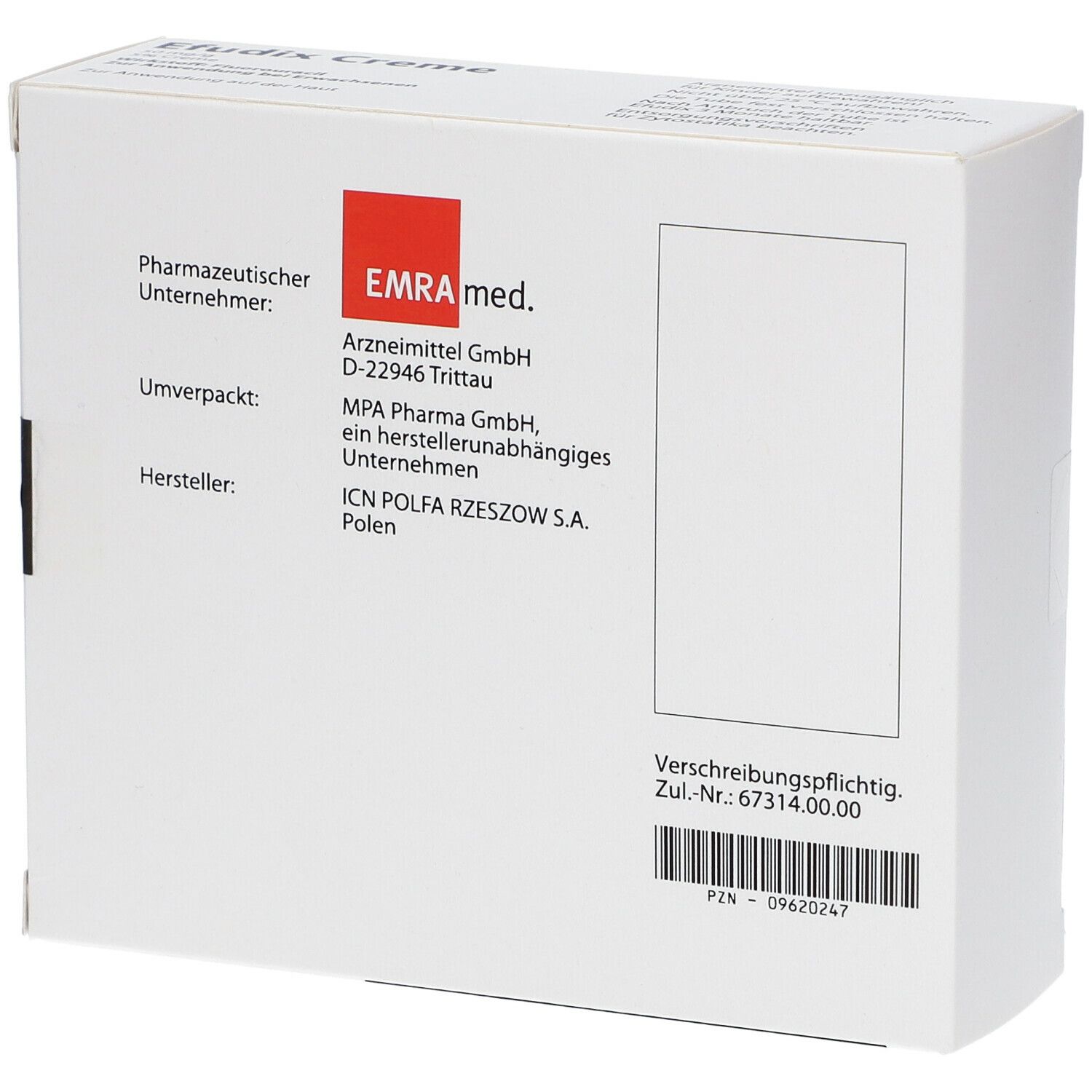 Efudix Kombipackung Creme