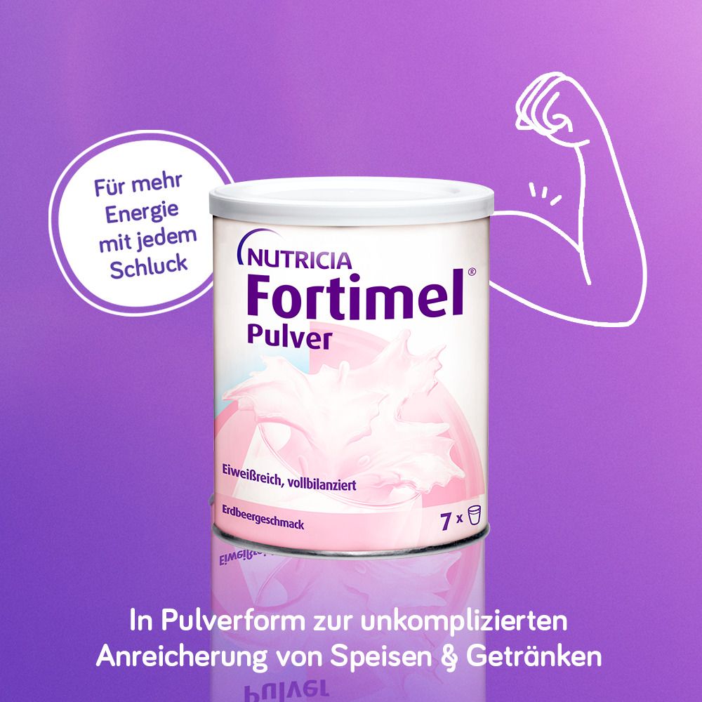 Fortimel® Pulver Aufbaunahrung Erdbeere