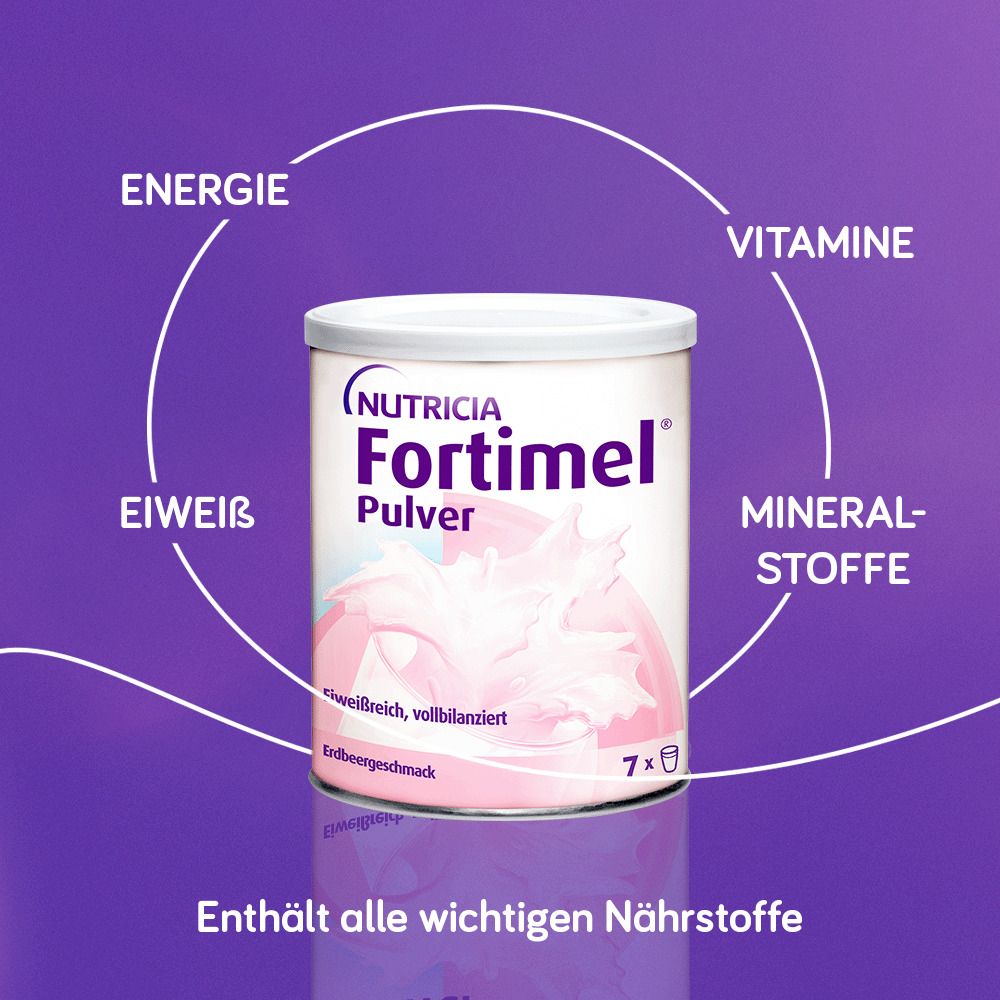 Fortimel® Pulver Aufbaunahrung Erdbeere