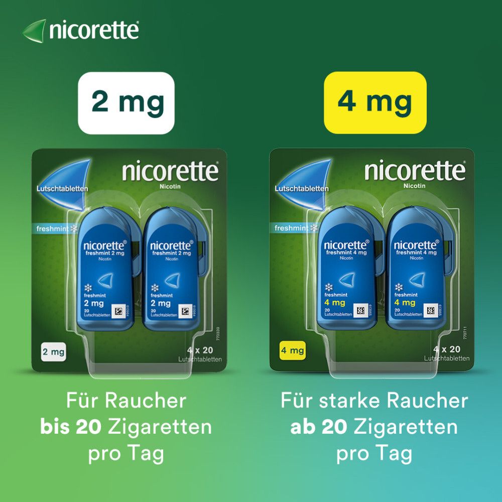 nicorette® Lutschtablette freshmint 2 mg