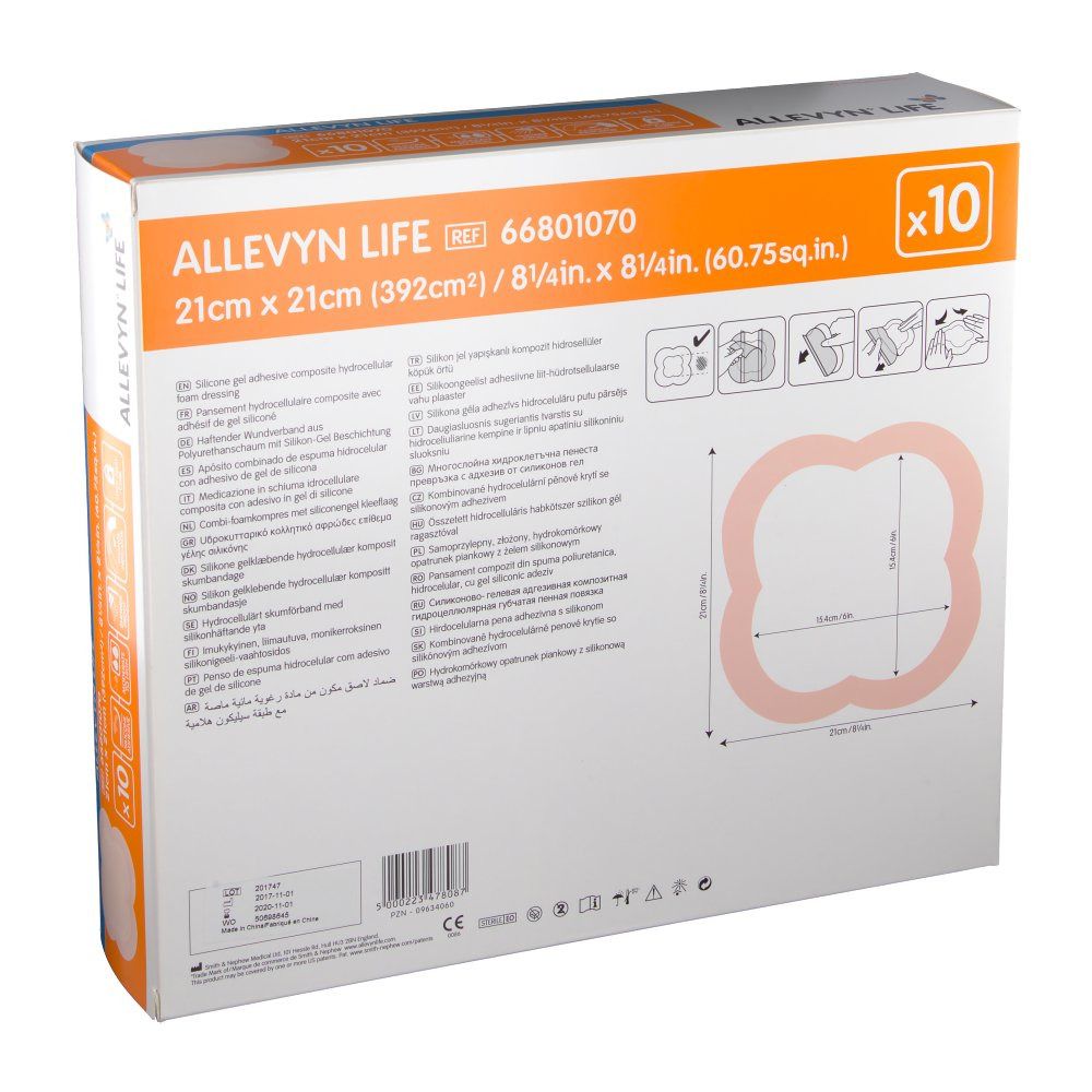 ALLEVYN® LIFE 21 x 21 cm steril