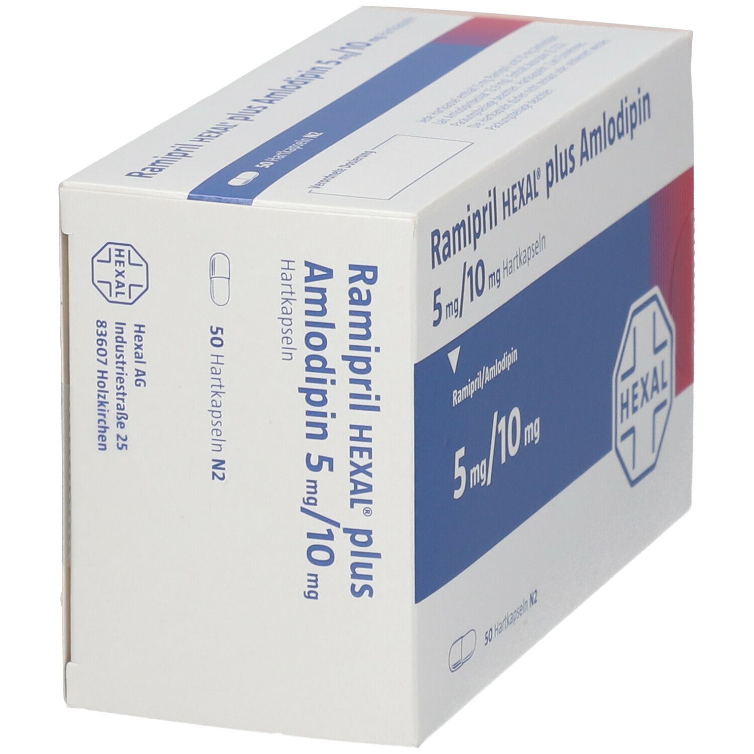 Ramipril Hexal plus Amlodipin 5 mg/10 mg Hartkaps. 50 St Hartkapseln