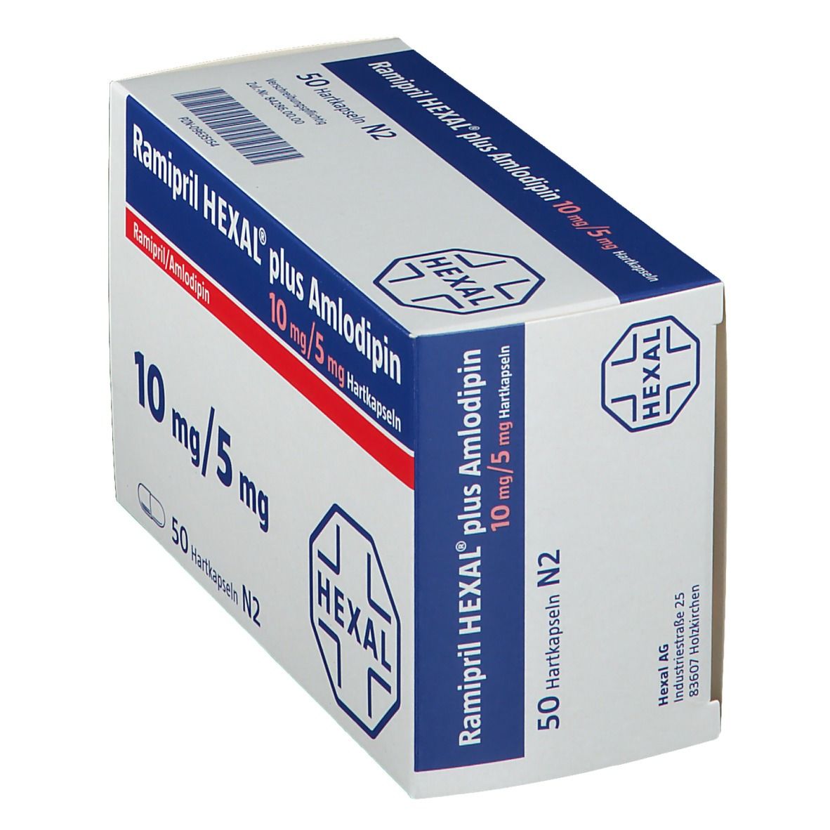 Ramipril Hexal plus Amlodipin 10 mg/5 mg Hartkaps. 50 St Hartkapseln