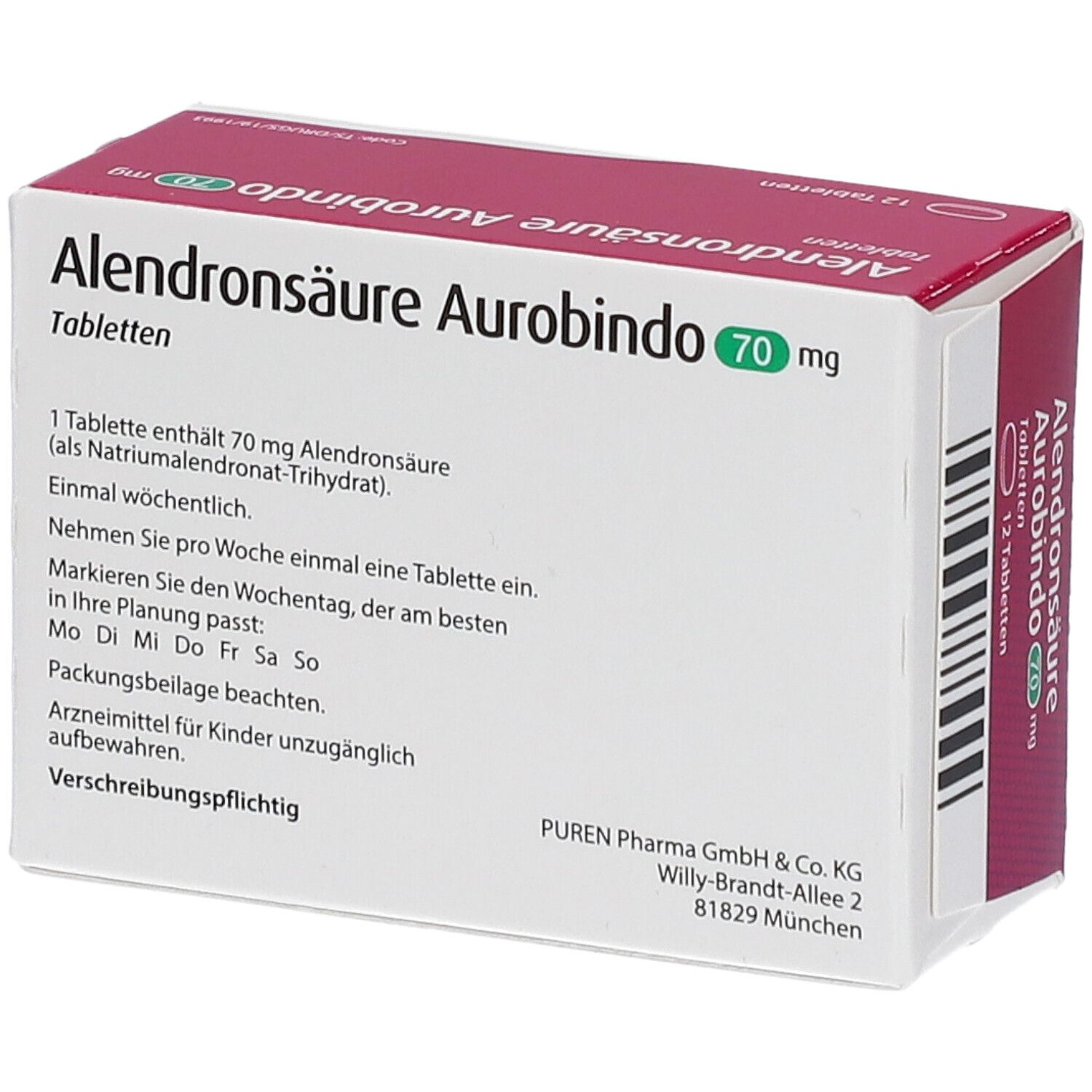 Alendronsäure Aurobindo 70 mg
