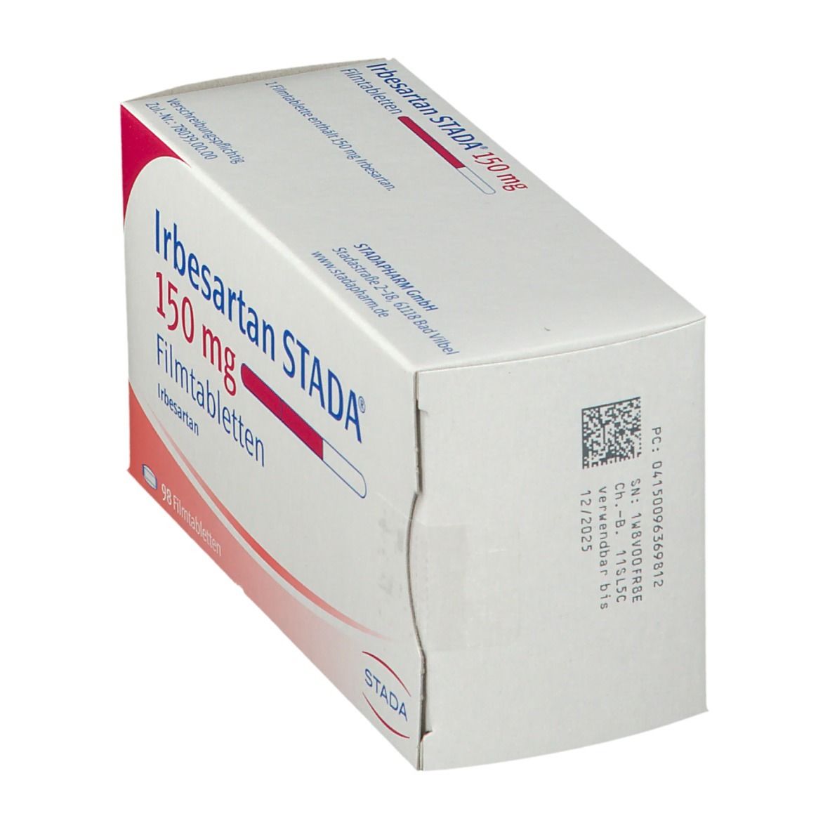 Irbesartan Stada 150 mg Filmtabletten 98 St