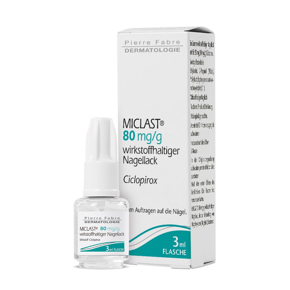 MICLAST® 80 mg/g wirkstoffhaltiger Nagellack gegen Nagelpilz