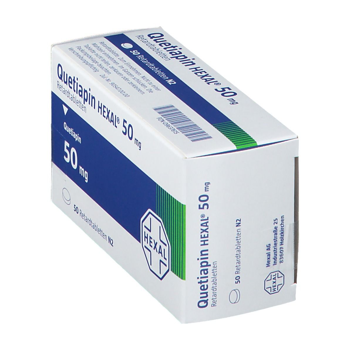 Quetiapin Hexal 150 mg Retardtabletten 50 St Retard-Tabletten