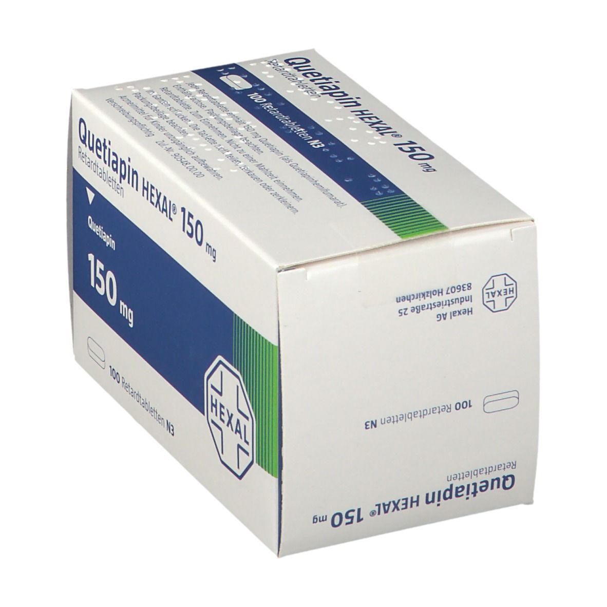 Quetiapin Hexal 150 mg Retardtabletten 50 St Retard-Tabletten