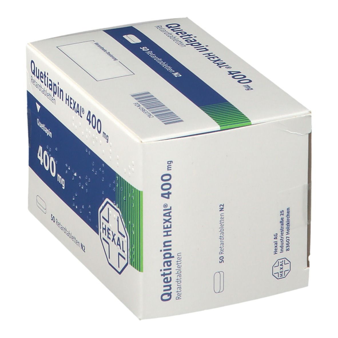 Quetiapin Hexal 400 mg Retardtabletten 100 St Retard-Tabletten