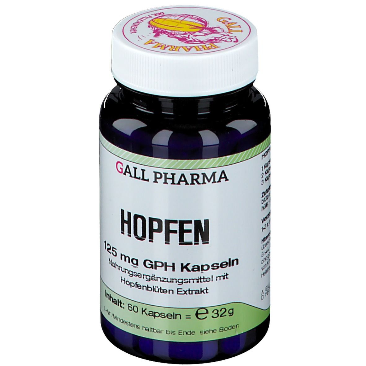 GALL PHARMA Hopfen 125 mg GPH Kapseln