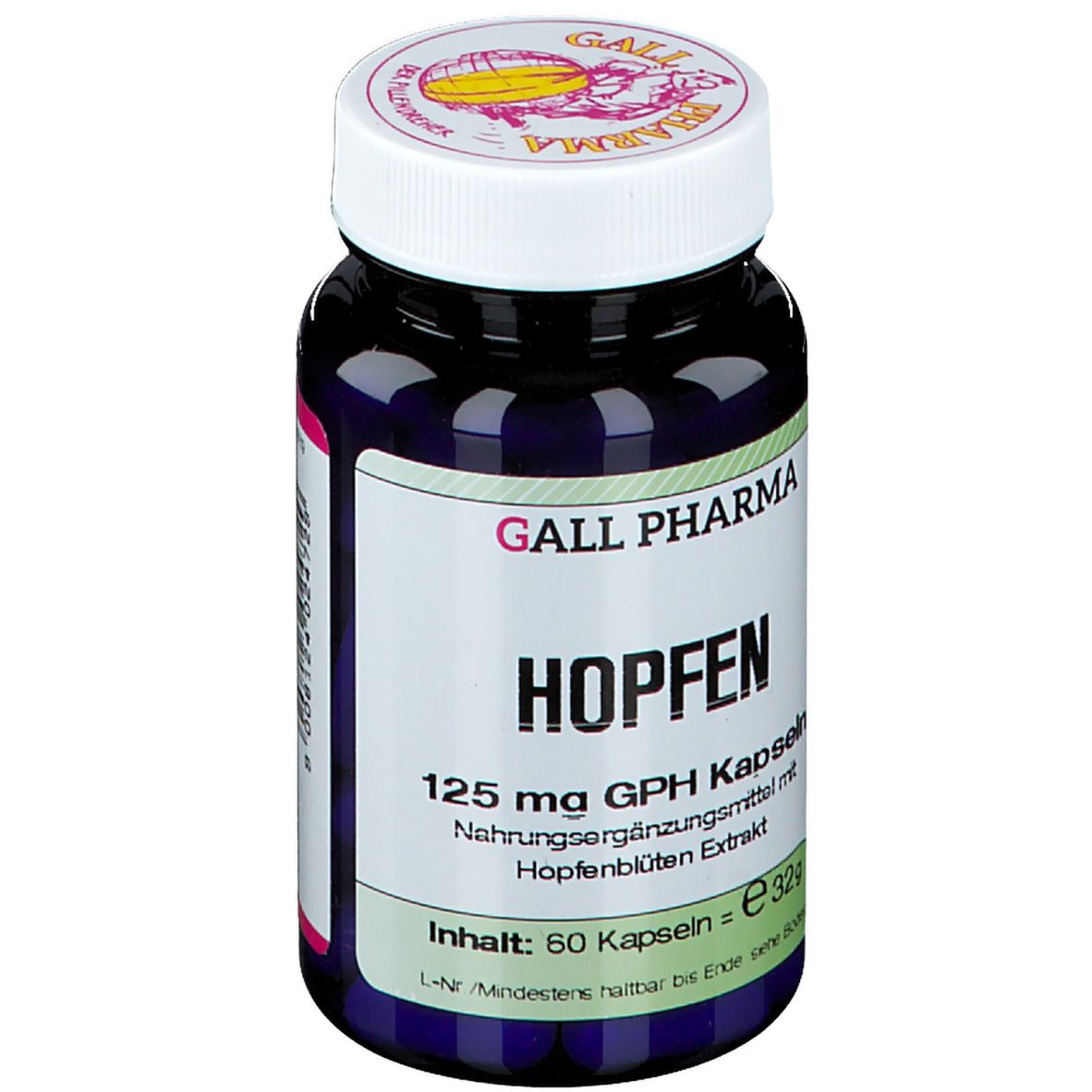 GALL PHARMA Hopfen 125 mg GPH Kapseln