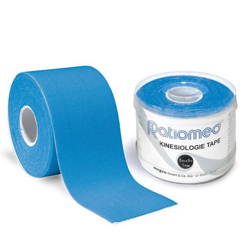 Kinesiologie-Tape ratiomed 5 m x 5 cm, blau