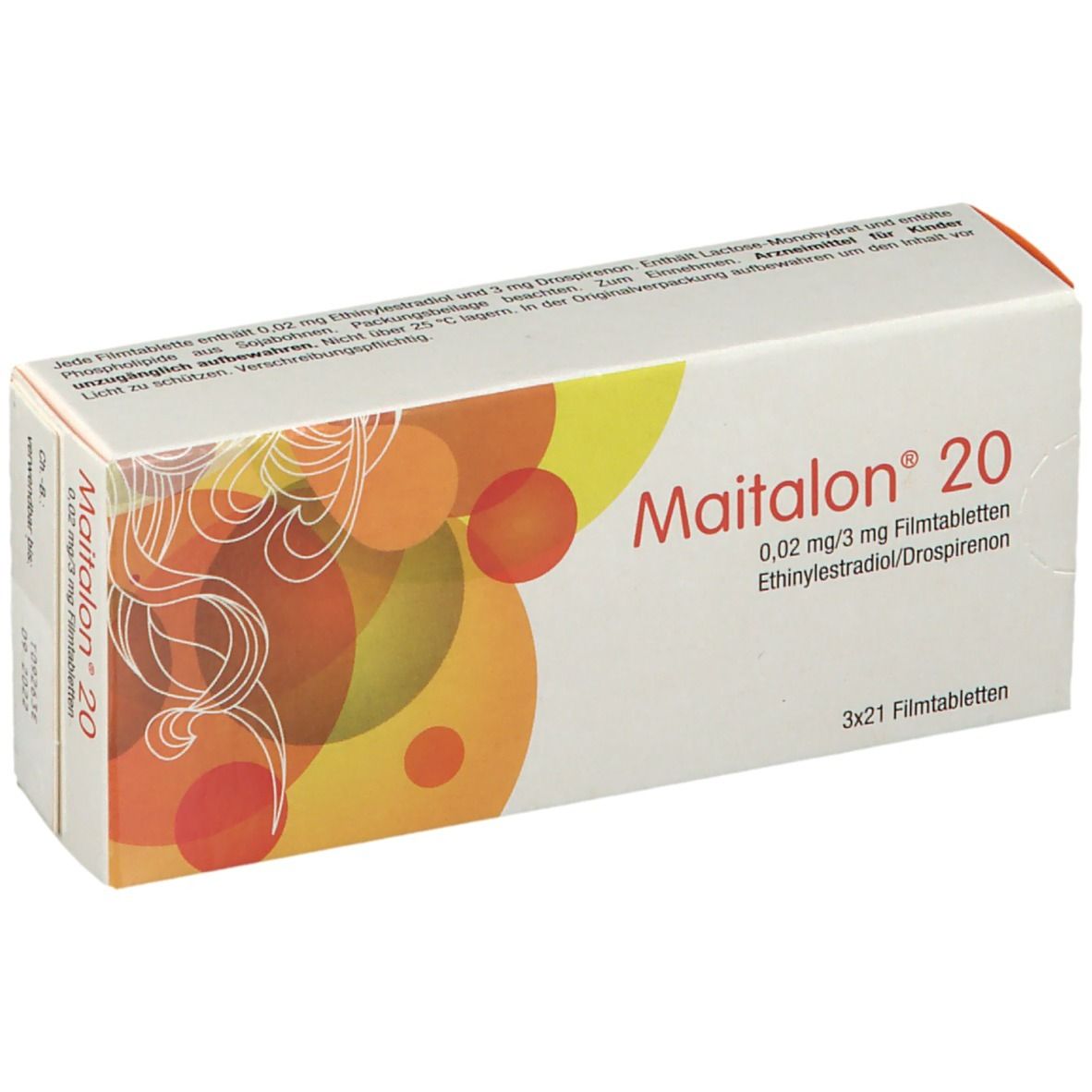 Maitalon 20 0,02 mg/3 mg Filmtabletten 3x21 St