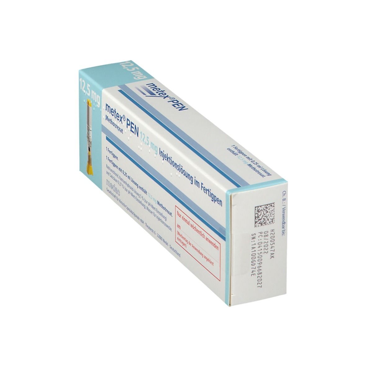 Metex PEN 12,5 mg (50mg/ml) Inj.-Lsg.i.e.Fertigpen 1 St Injektionslösung in einem Fertigpen