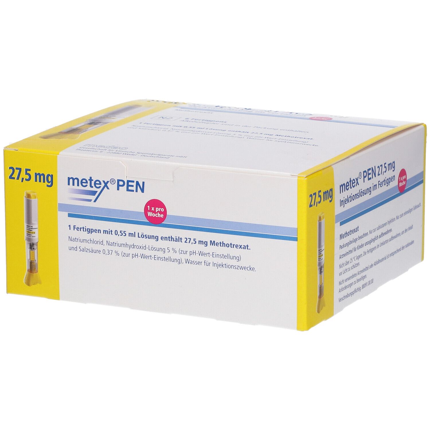metex® 27,5 mg (50 mg/ml) 6 St mit dem E-Rezept kaufen - Shop Apotheke