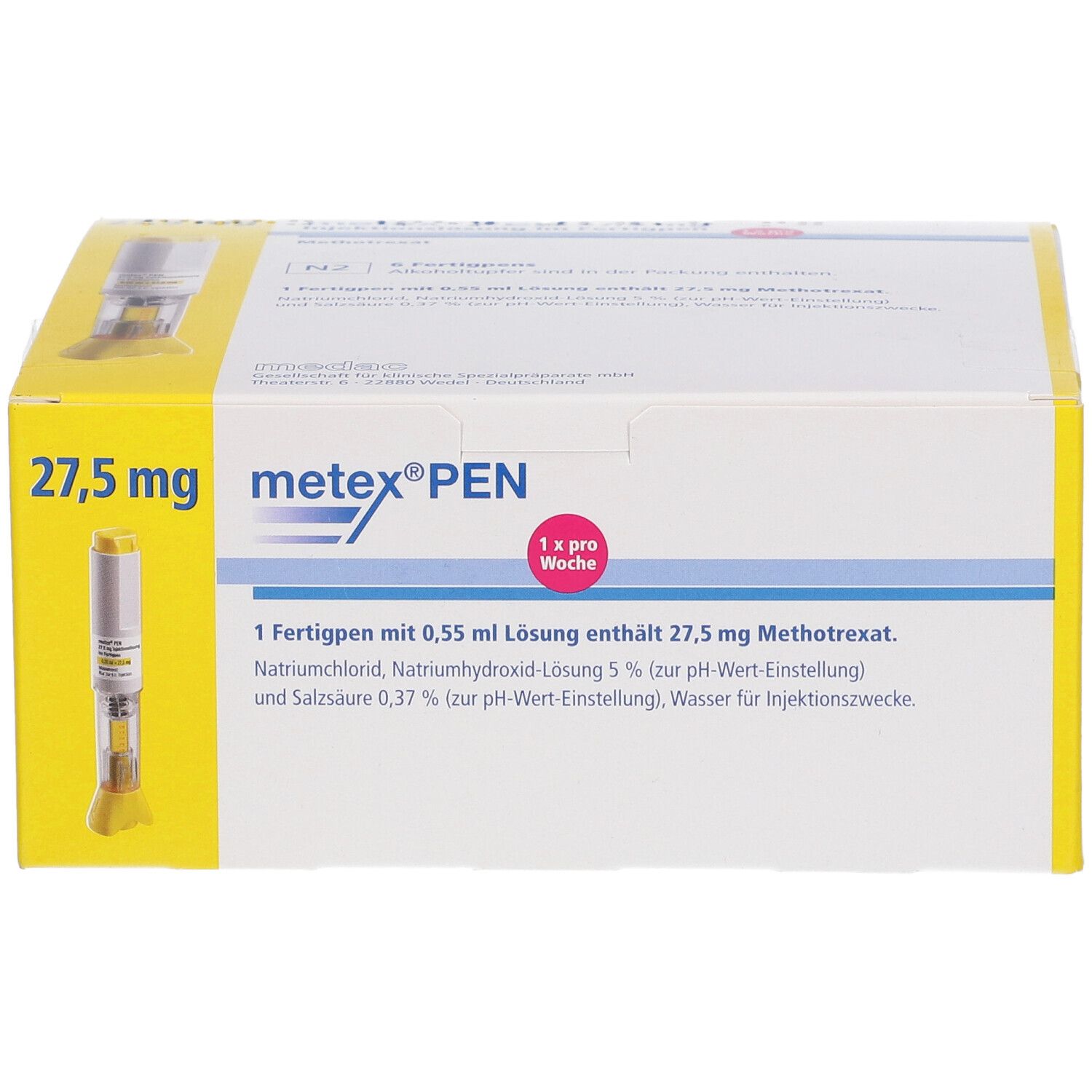 metex® 27,5 mg (50 mg/ml) 6 St mit dem E-Rezept kaufen - Shop Apotheke