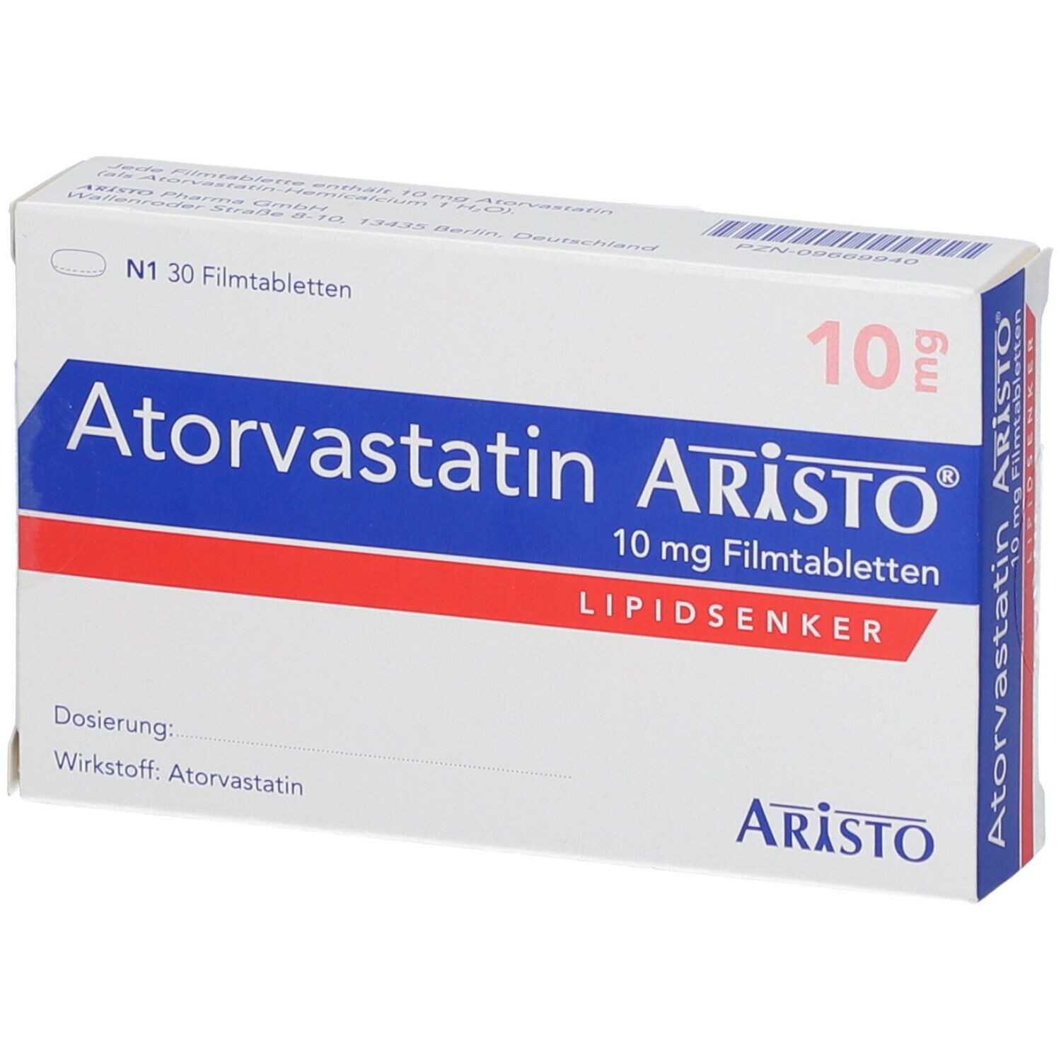 Atorvastatin Aristo® 10 mg