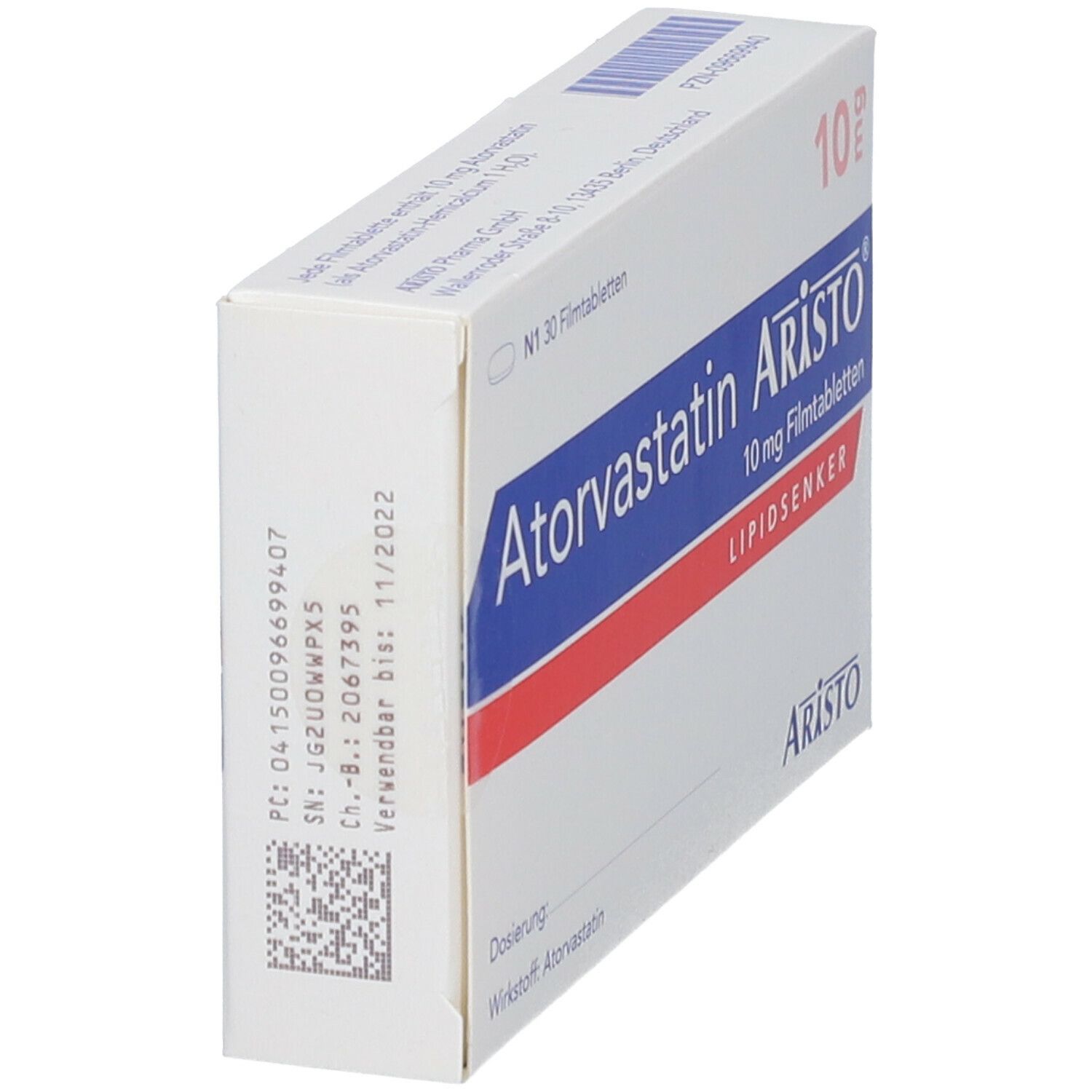 Atorvastatin Aristo® 10 mg