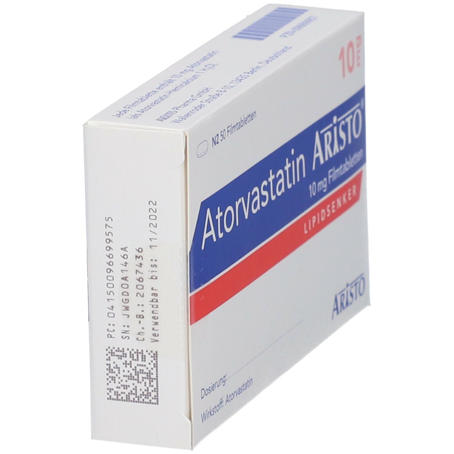 Atorvastatin Aristo® 10 mg