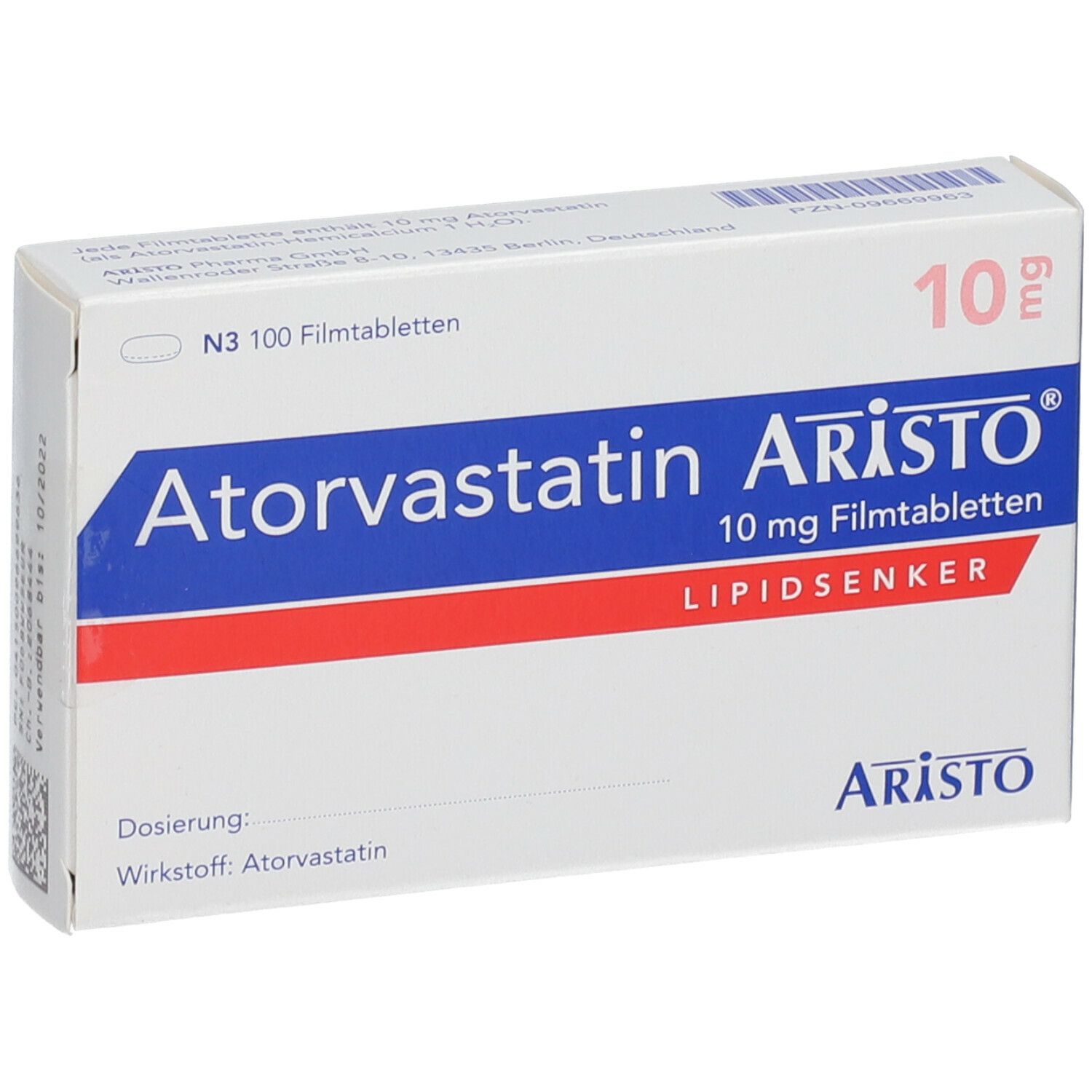 Atorvastatin Aristo® 10 mg