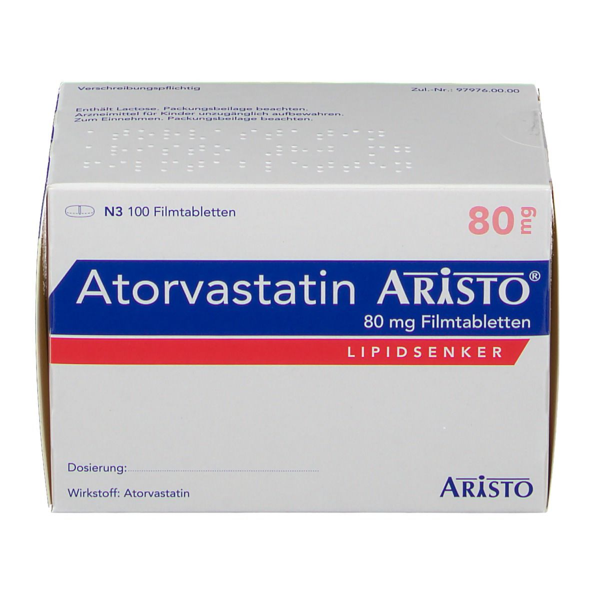 Atorvastatin Aristo® 80 mg
