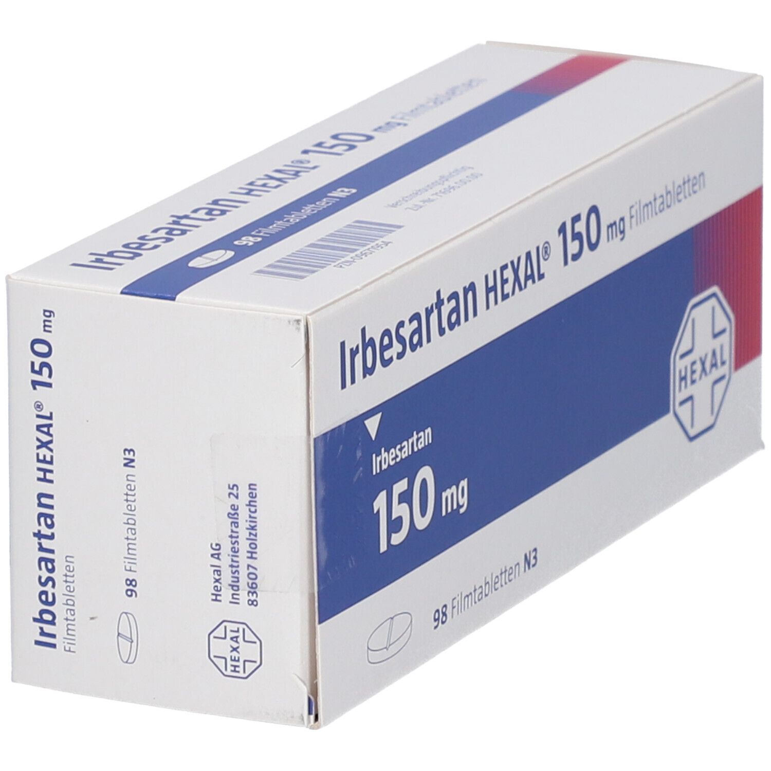 Irbesartan Hexal 150 mg Filmtabletten 98 St