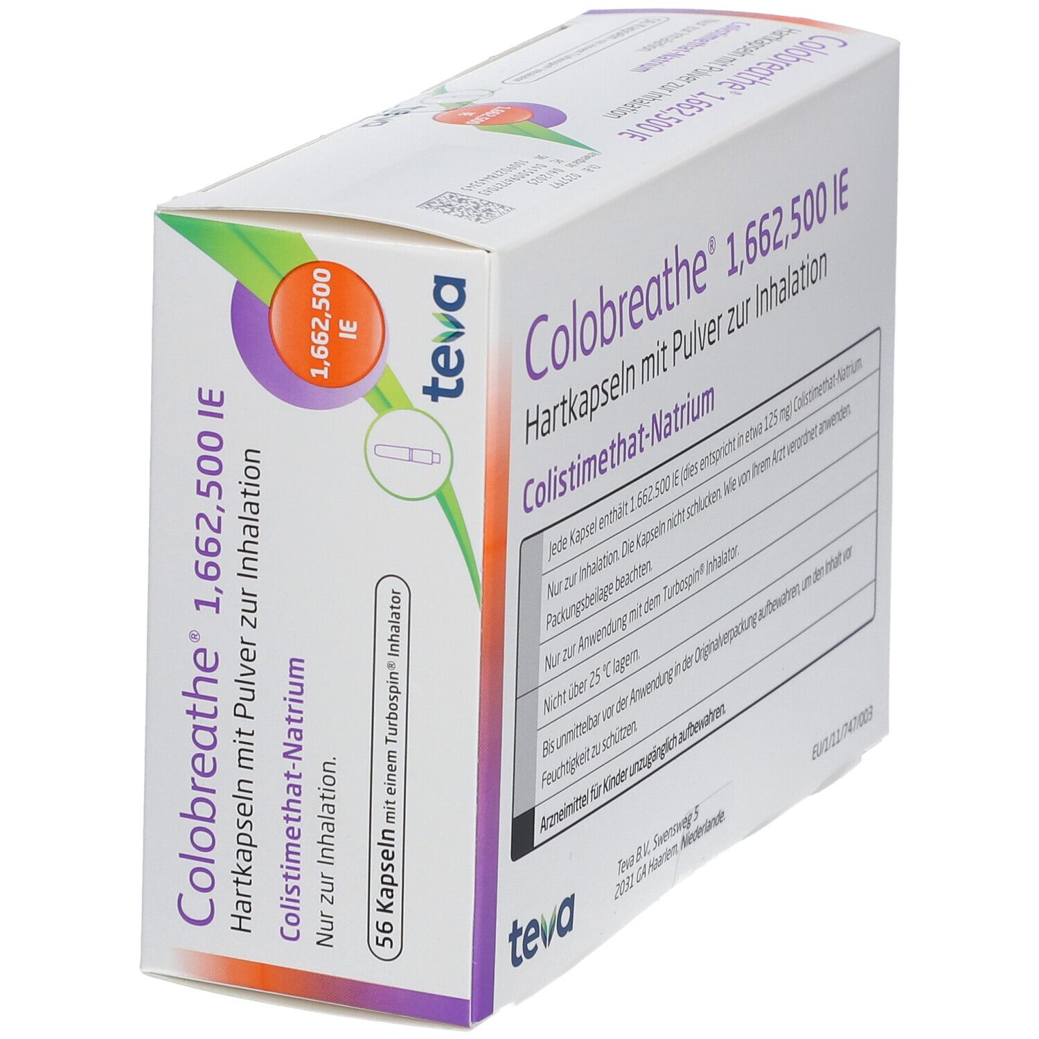 Colobreathe® 1.662.500 I.E.