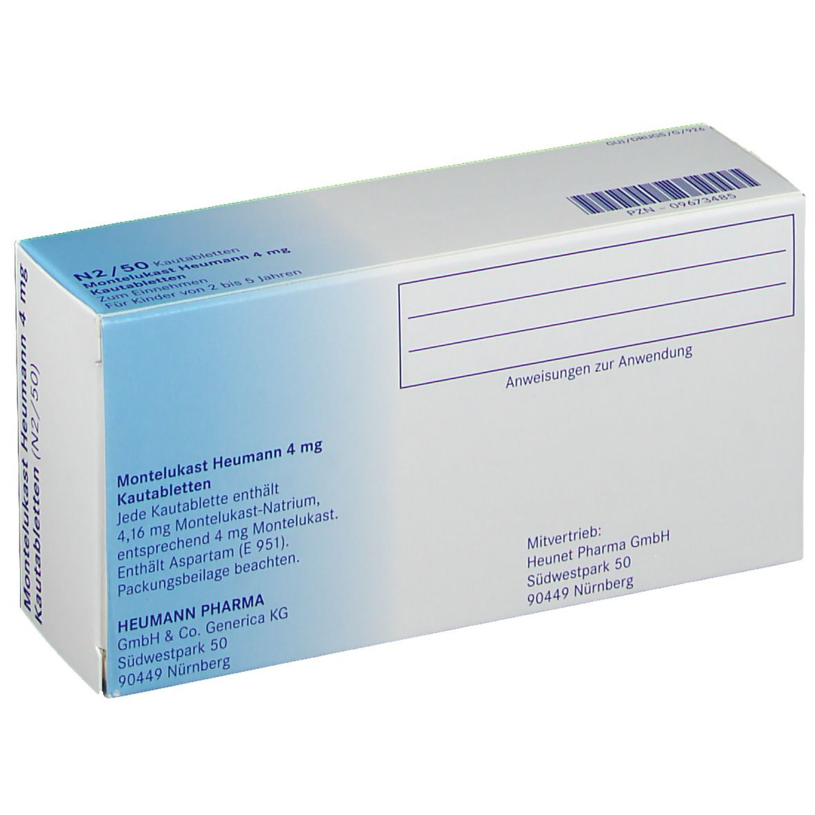 Montelukast Heumann 4 mg