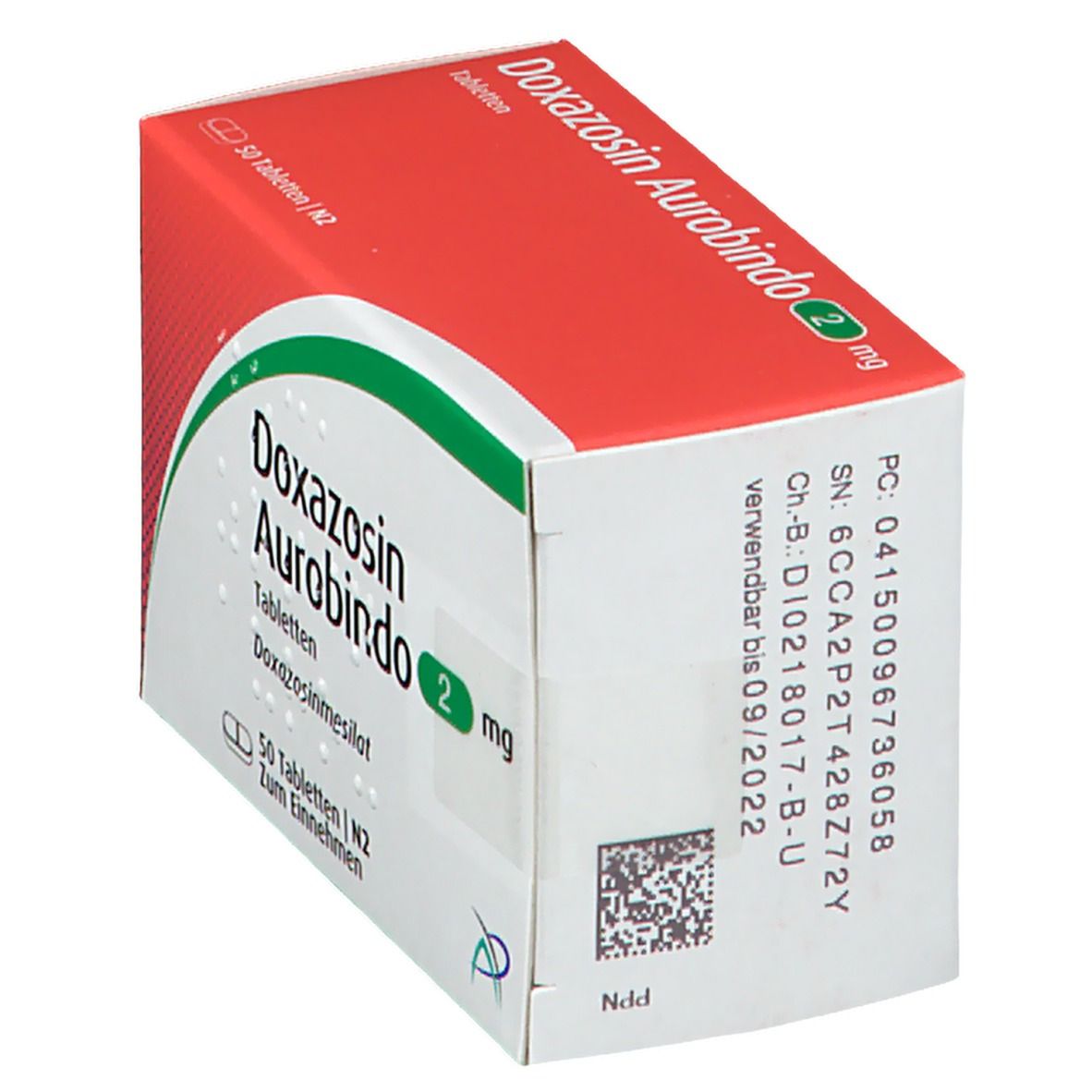 Doxazosin Aurobindo 2 mg Tabletten 50 St