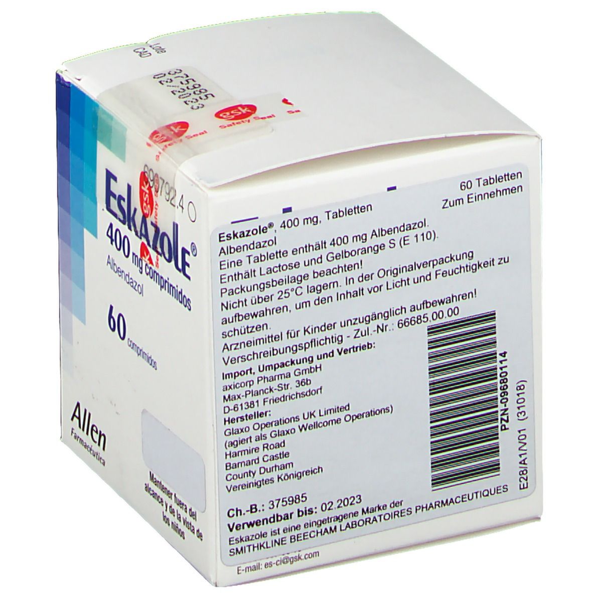 Eskazole Tabletten 60 St