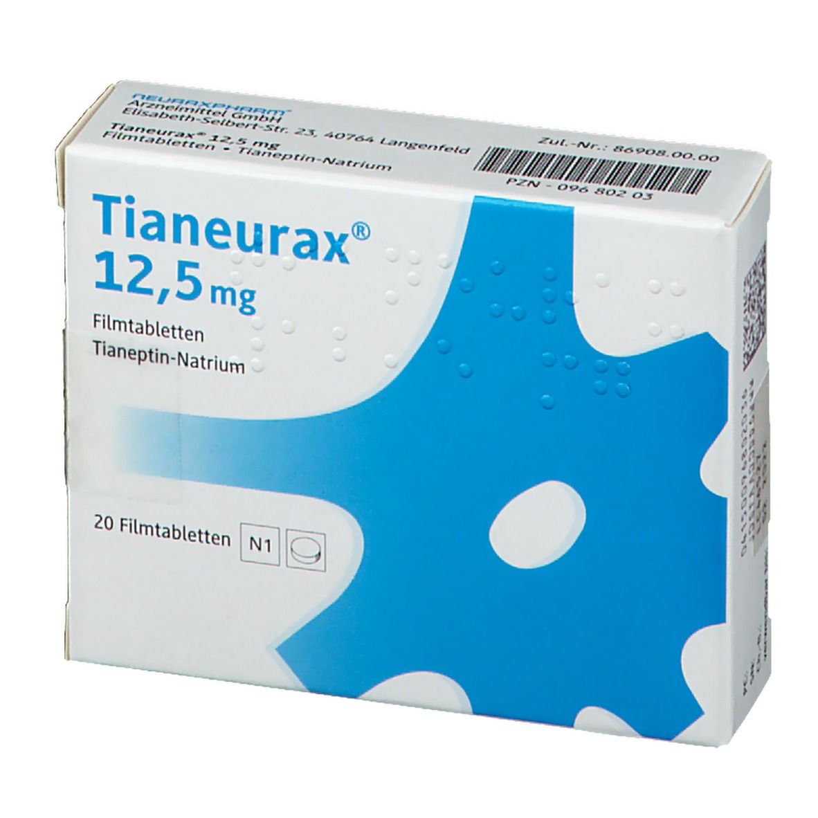 Tianeurax® 12,5 mg