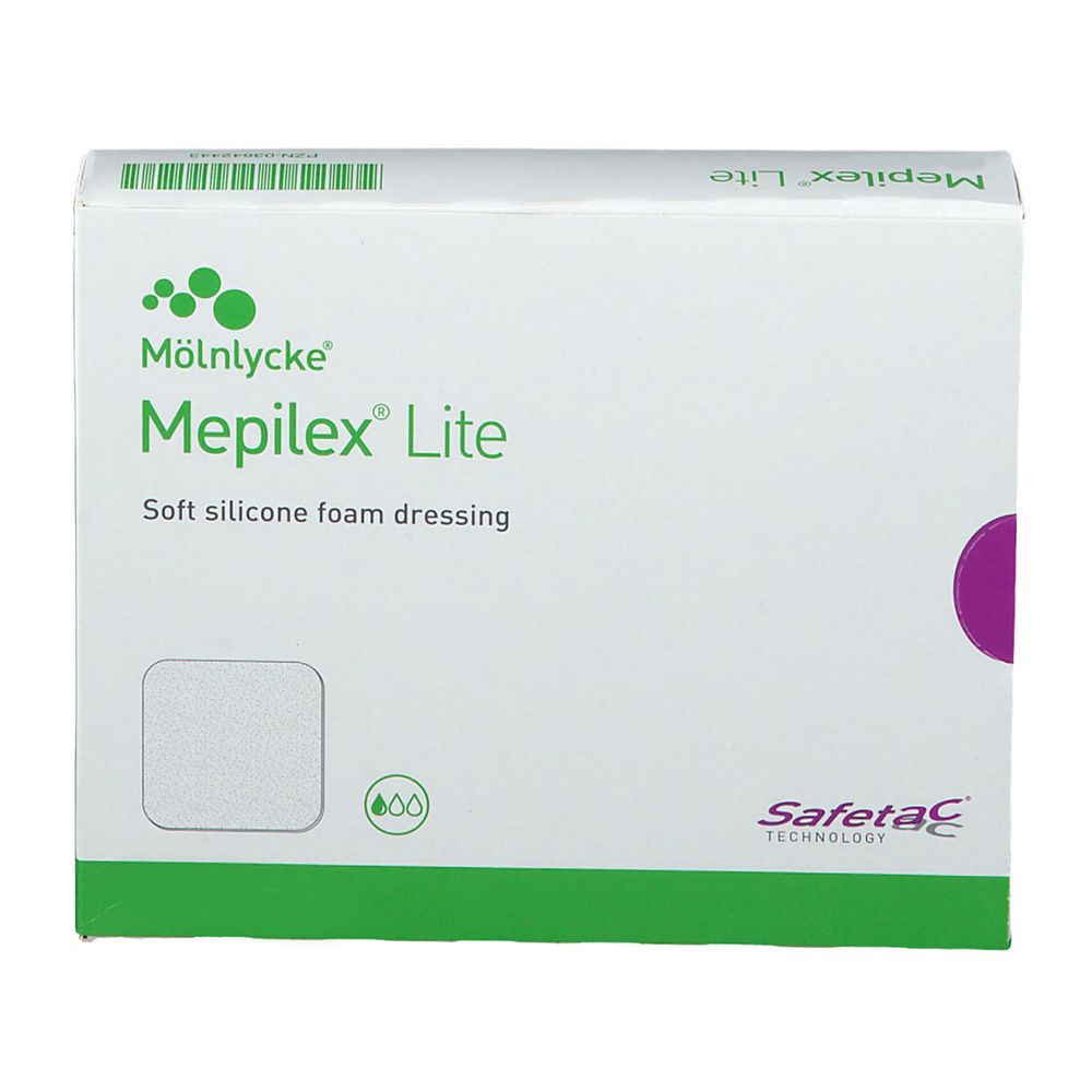 Mepilex Lite Schaumverband 6x8,5 cm steril 5 St Verband