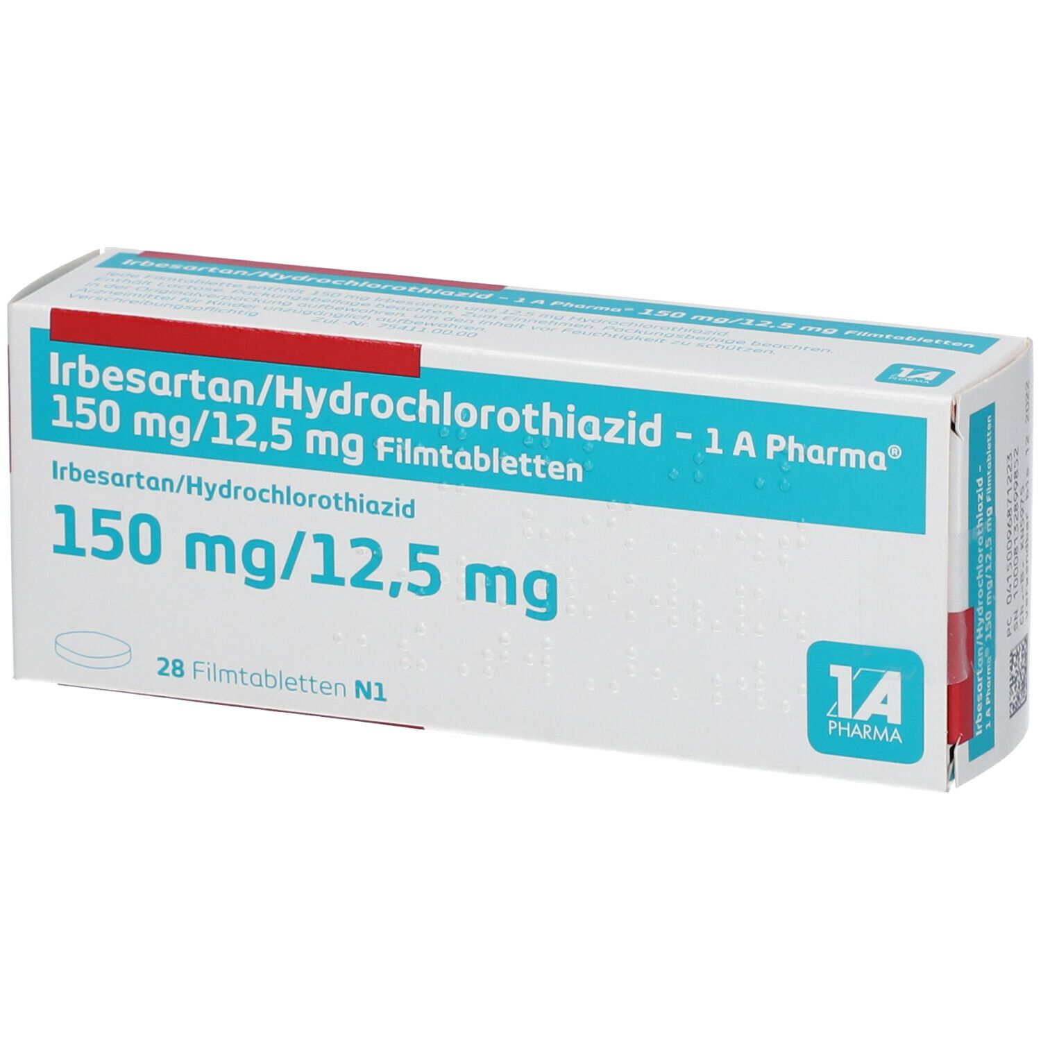 Irbesartan/Hydrochlorothiazid - 1 A Pharma® 150 mg/12,5 mg