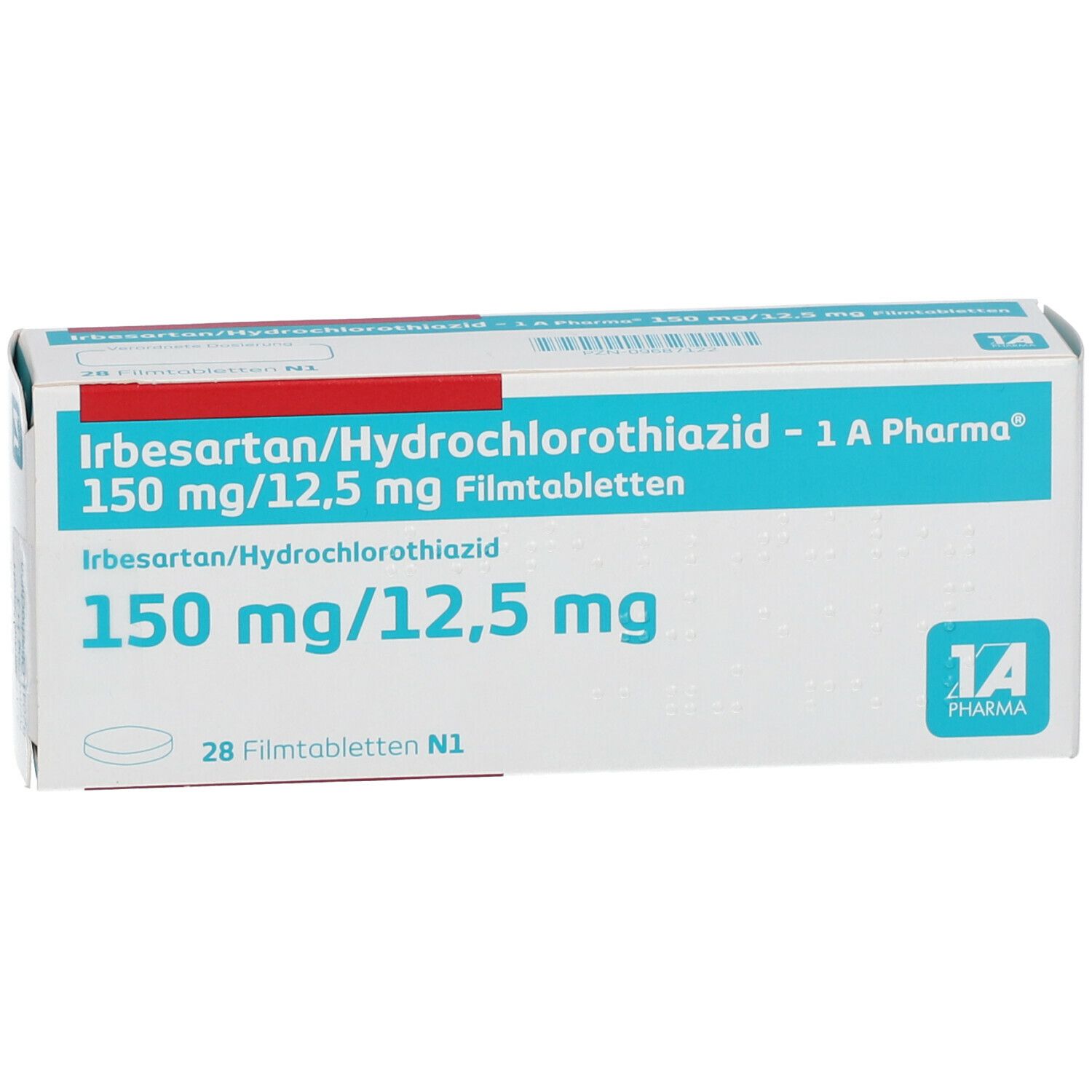 Irbesartan/Hydrochlorothiazid - 1 A Pharma® 150 mg/12,5 mg
