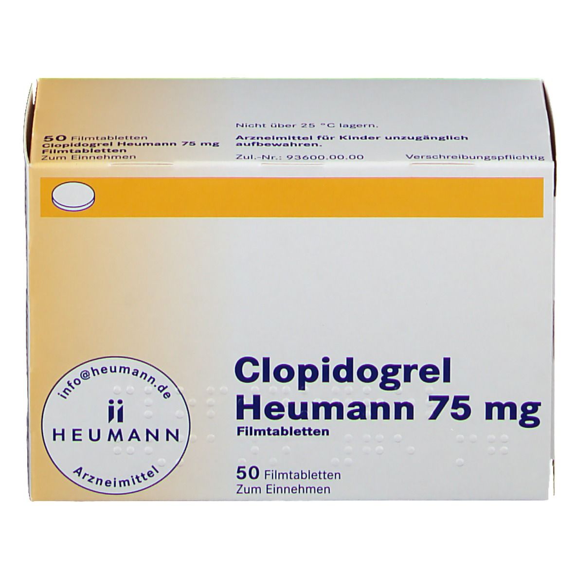 Clopidogrel Heumann 75 mg